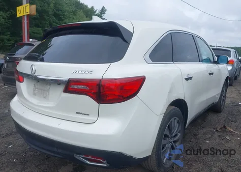 2014 Acura Mdx Technology Package z USA, uszkodzony, nr VIN 5FRYD4H43EB002418